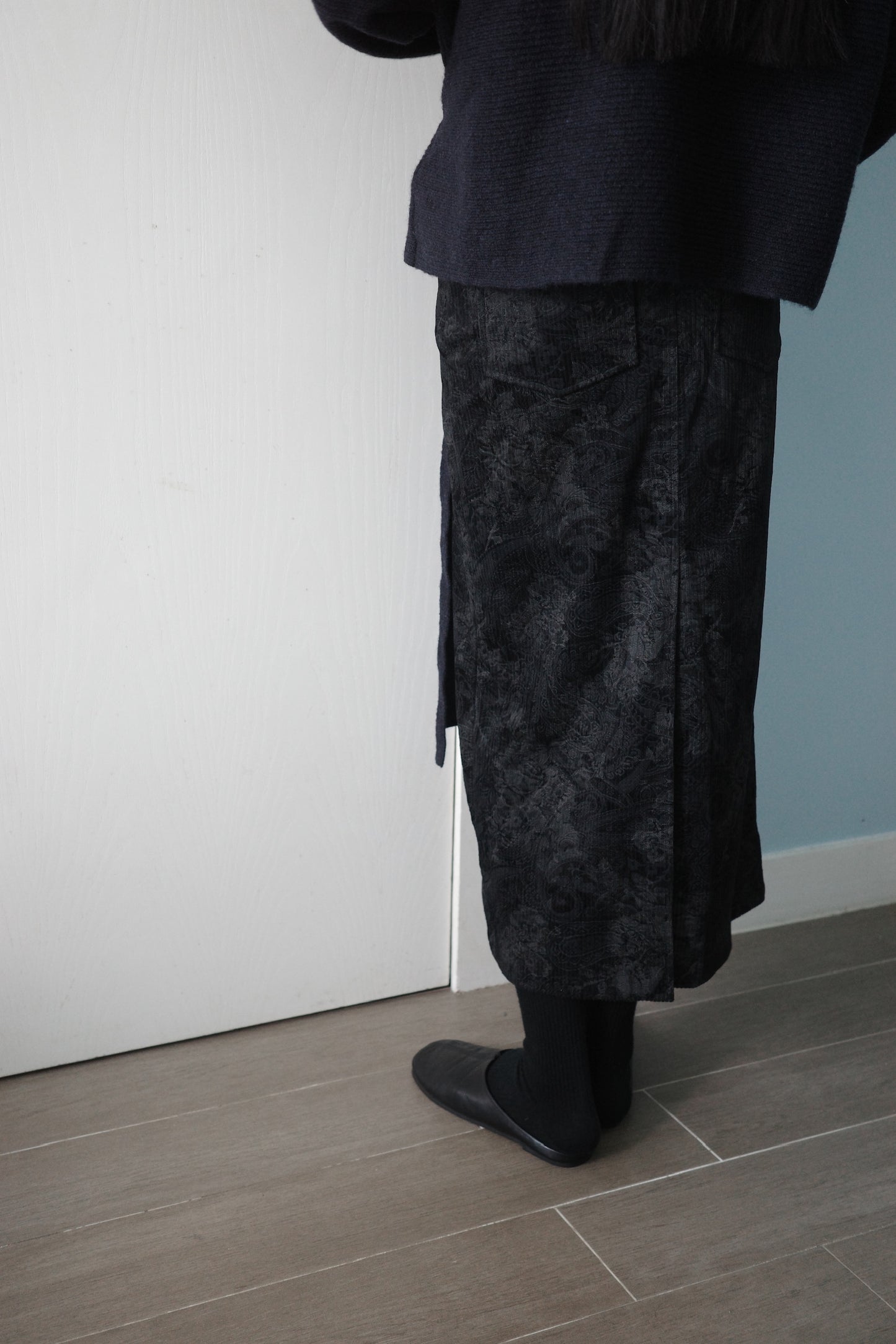 Patterned Long Skirt