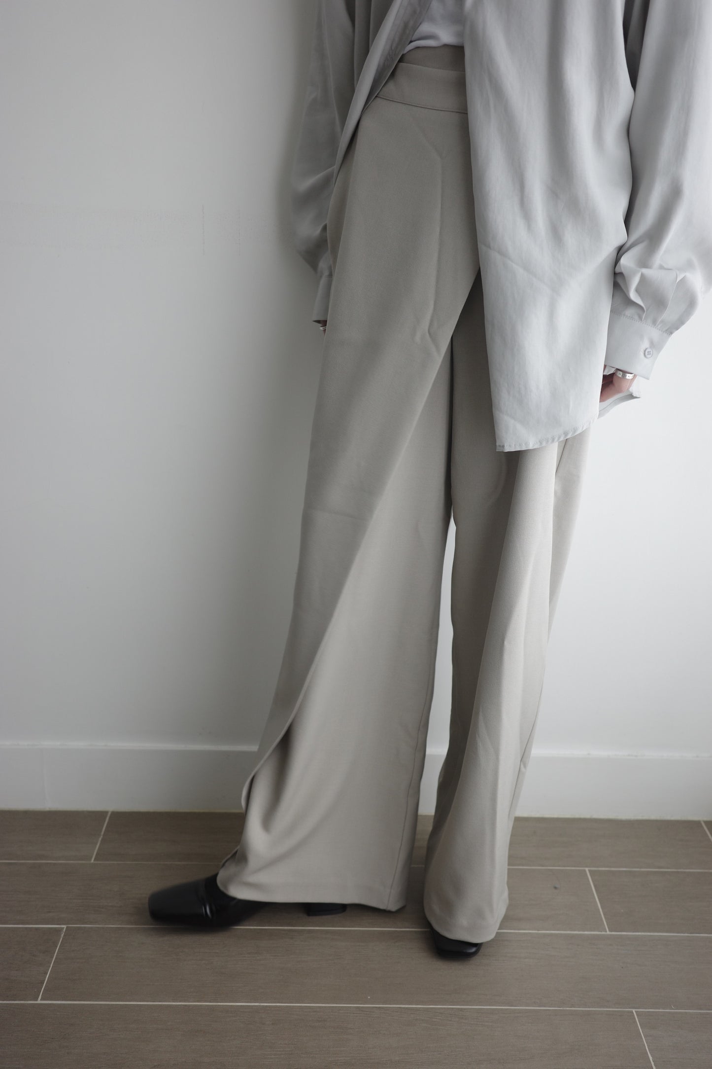 Diagonal Suit Pants